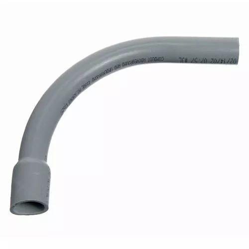 1-1/2" PVC Sch40 Conduit 90deg Elbow - Belled End