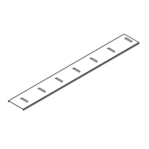 CABL A-LFF-S120-24 AL LOUVERED FLAT FLG CVR