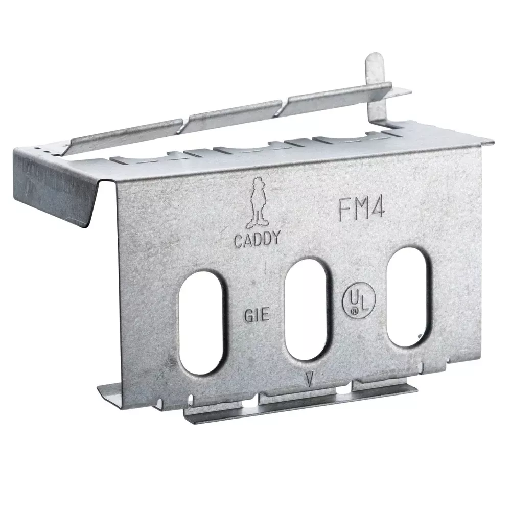 Caddy FM4 First Means of Securement for Heavy Duty Box Bracket, 4" Box