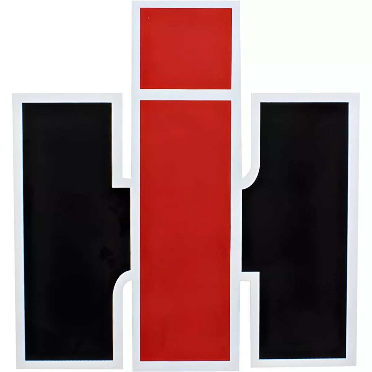 "IH" Logo Decal for International / FarmallMisc.Mylar - "IH" - 2" x 2 1/2" Logo - No Background