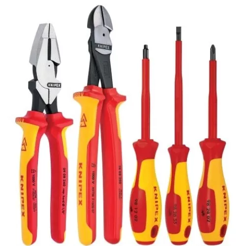 KNIPEX 989822US 5PC INSUL TOOL SET 1000V