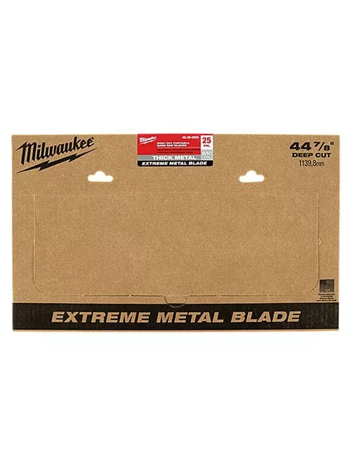 Milwaukee 48-39-0605 Extreme Metal Bandsaw Blade, 44-7/8" 8-10TPI, Thick Metal (25Pack)