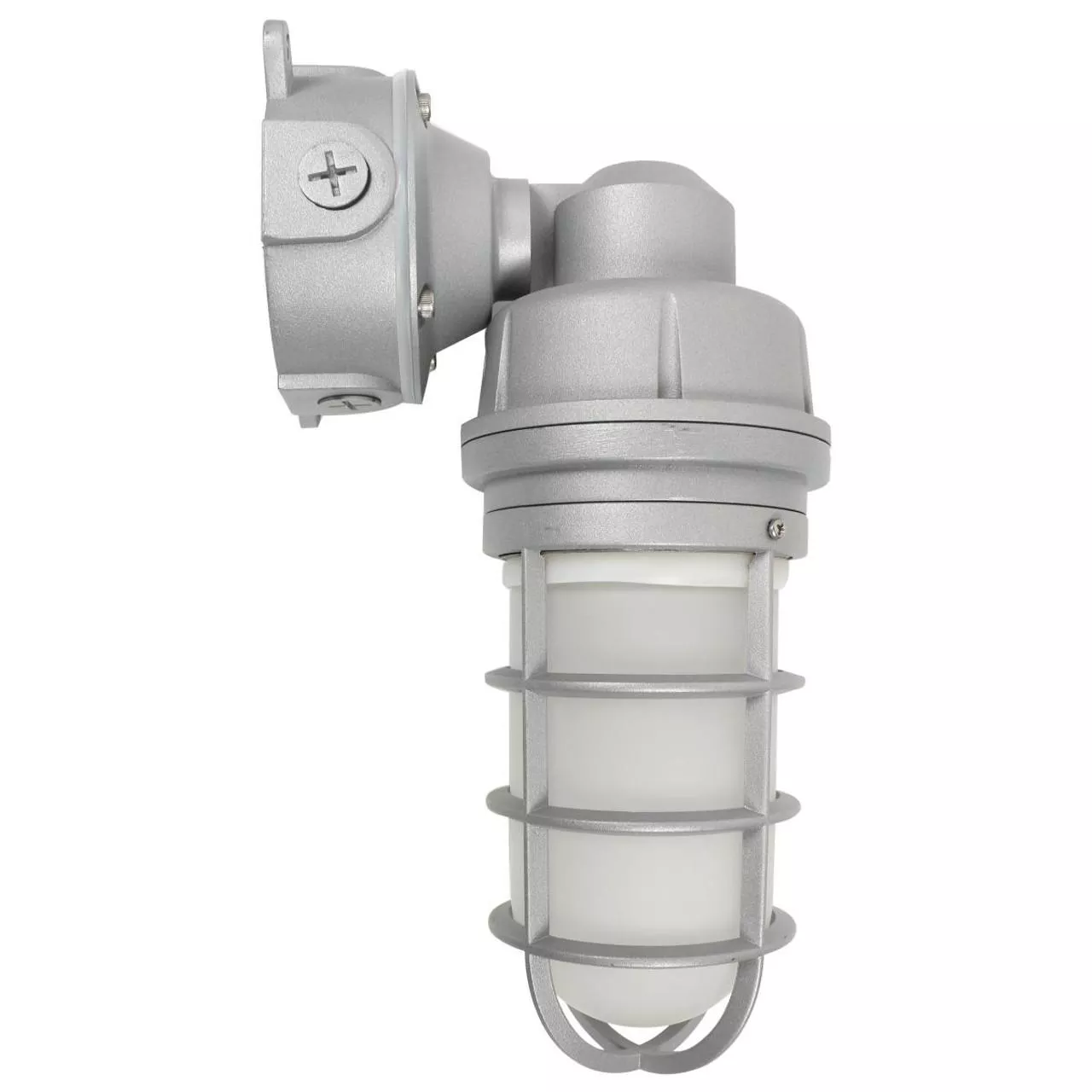 SATCO LIGHTING 65-550 20W 3CCT LED Adjustable Vapor Tight Fixture, Gray