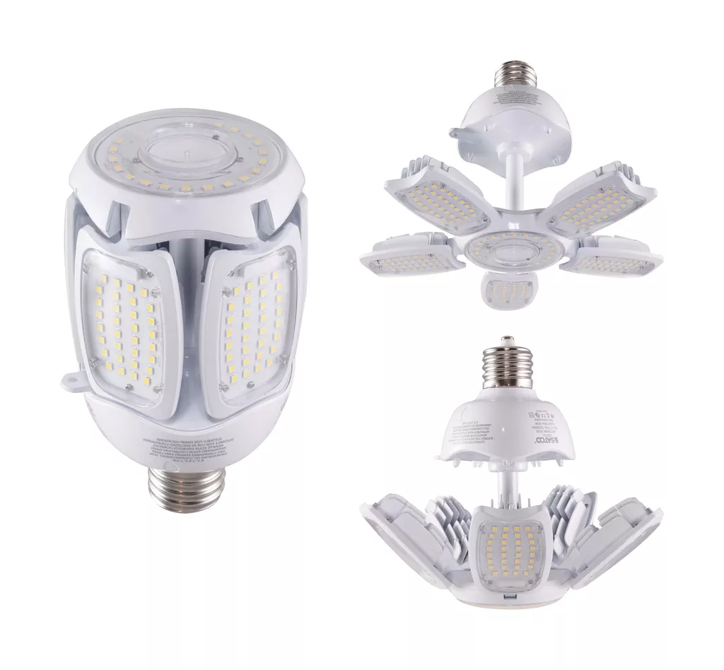 Satco S39769 75 Watt LED HID Replacement; 5000K; Mogul Extended base; Adjustable Beam Angle; Type B Ballast Bypass;100-277 Volt