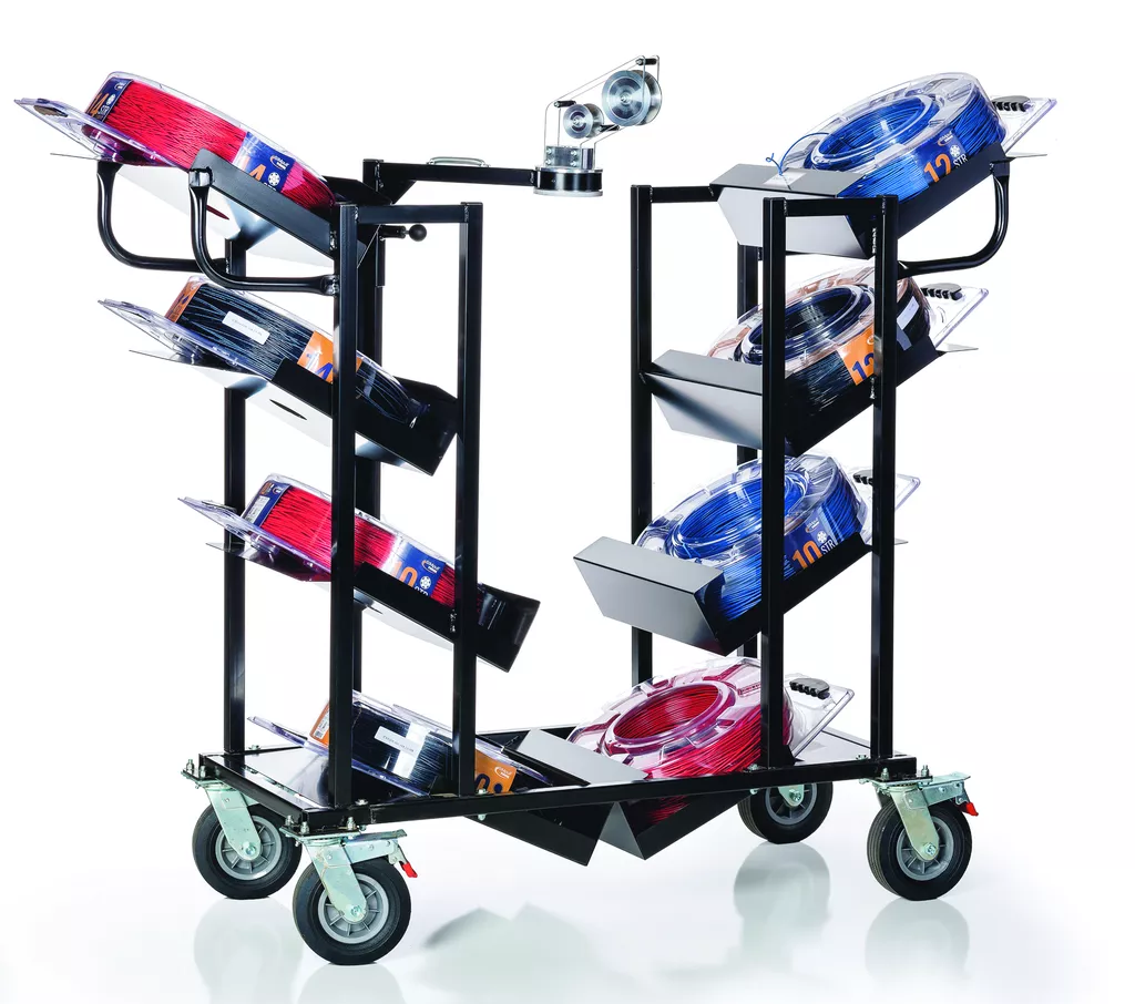 Southwire CK01 (58386901) SIMpull CoilPAK™ Wire Cart, Holds 8 Payouts