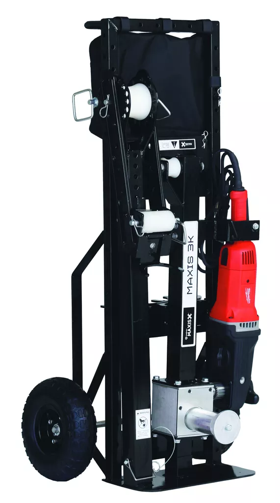 Southwire M3K-M (57648401) Maxis 3K Cable Puller w/ Motor, Includes Conduit Adapters 1" - 4", PC100 Puller Cart